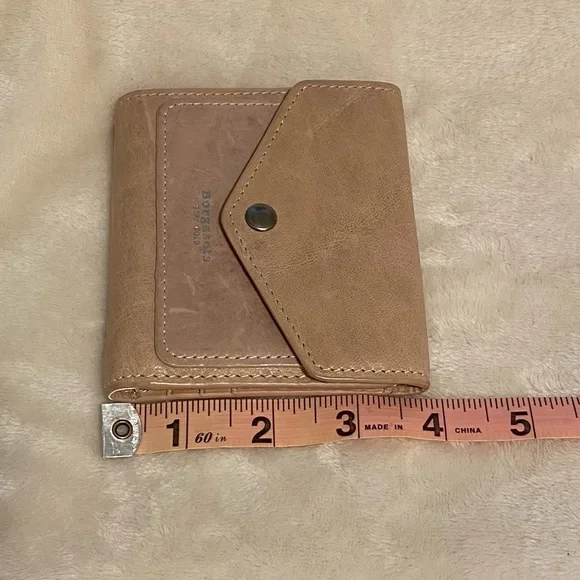 🌸 Borgasets Stay Gold Beige/Pink Wallet - Picture 9 of 9